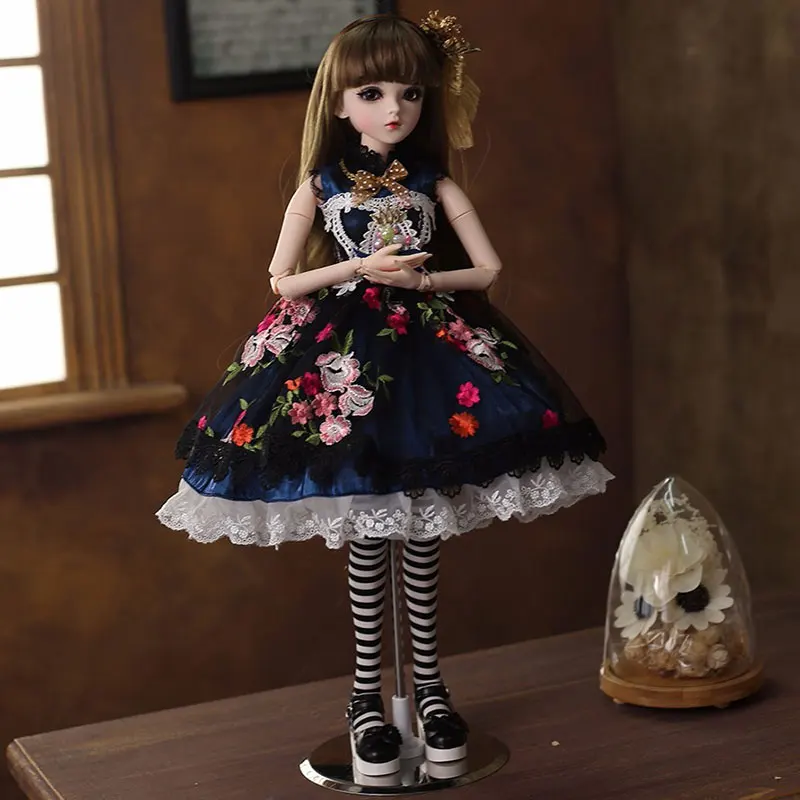 BJD кукла 1/3 BJD силиконовые детские куклы 60 см шарнирная кукла принцесса кукла реалистичный шар мягкие игрушки для девочек подарок с наряд