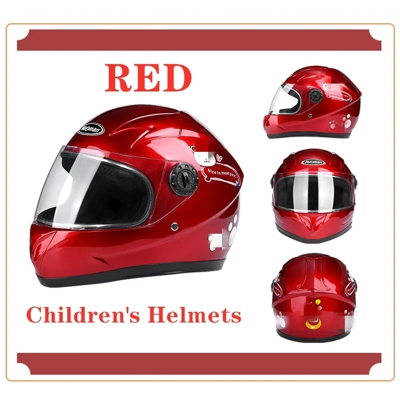 Ребенок Moto шлем мотоциклы анфас мотокросса безопасный двигатель велосипед