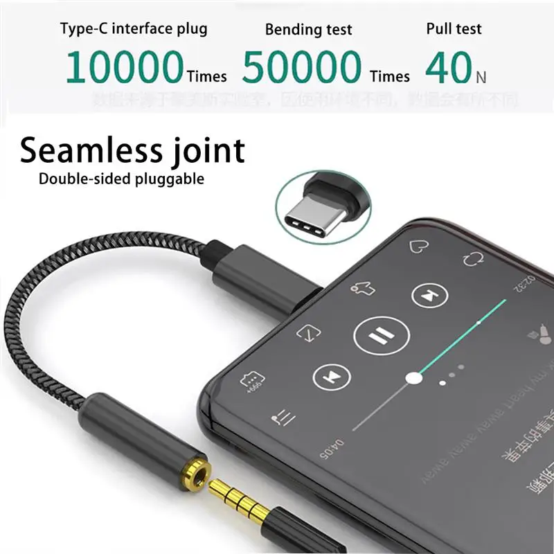 HIFI DAC усилитель для наушников USB Type C до 3 5 мм аудиоадаптер 32 бит 384 кгц цифровой