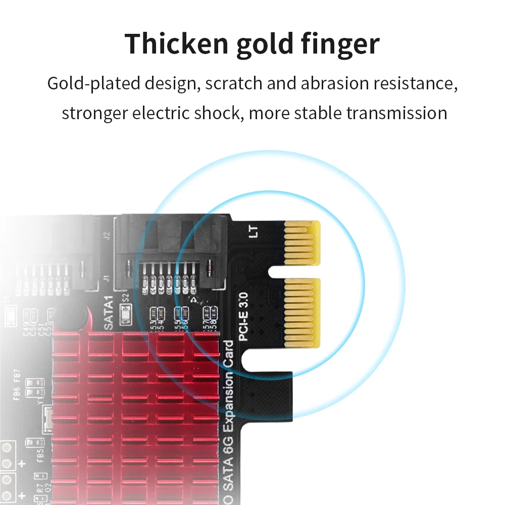 Плата расширения TISHRIC PCIE на 2 порта Sata 3 0 Pcie слот для карты совместимый с Express X1 X16