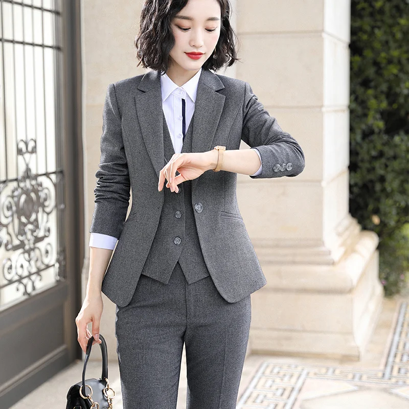 

Women's suit, office suit, suit pants, jacket, pants, 2-piece set