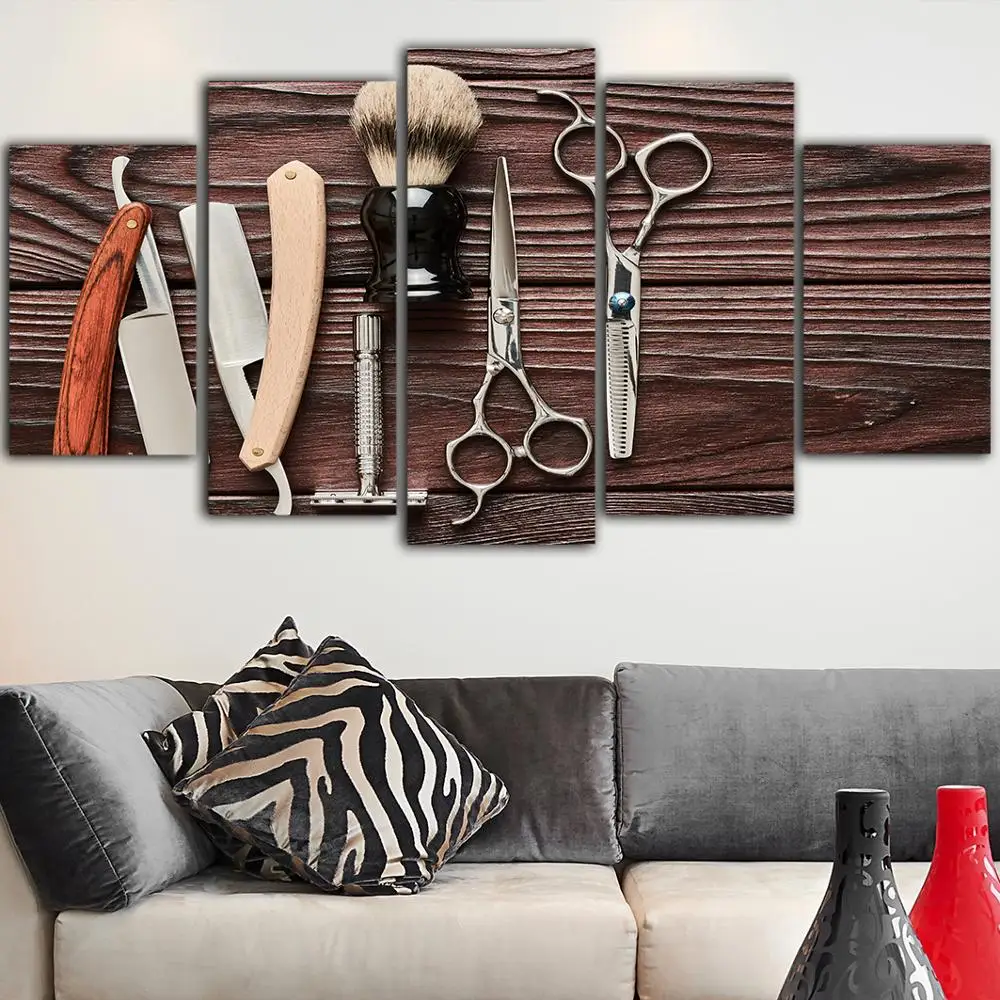5 шт. печать на холсте декоративные картины Nordica Hogar Pintura Cuadros Decoraci N рисунок высокой