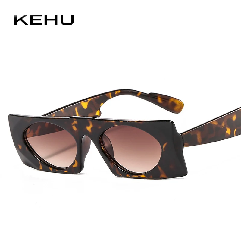 KEHU маленькие квадратные солнцезащитные очки для женщин ультралегкие оправа