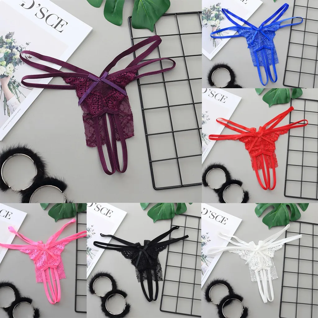 Трусики для секса женское сексуальное нижнее белье кружевные открытые пилочки