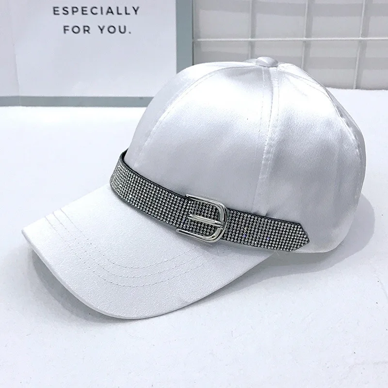 Women Fashion Baseball Cap Topee Dad Hat Baseball Friends Hip Hop Caps Beach Hat Summer Women Bright Diamond Cap