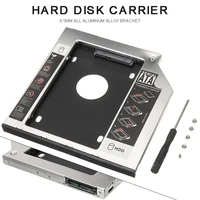 new arrival 9 5mm sata and ssd hdd tray enclosures durable notebook optical drive hard disk bracket for pc laptop