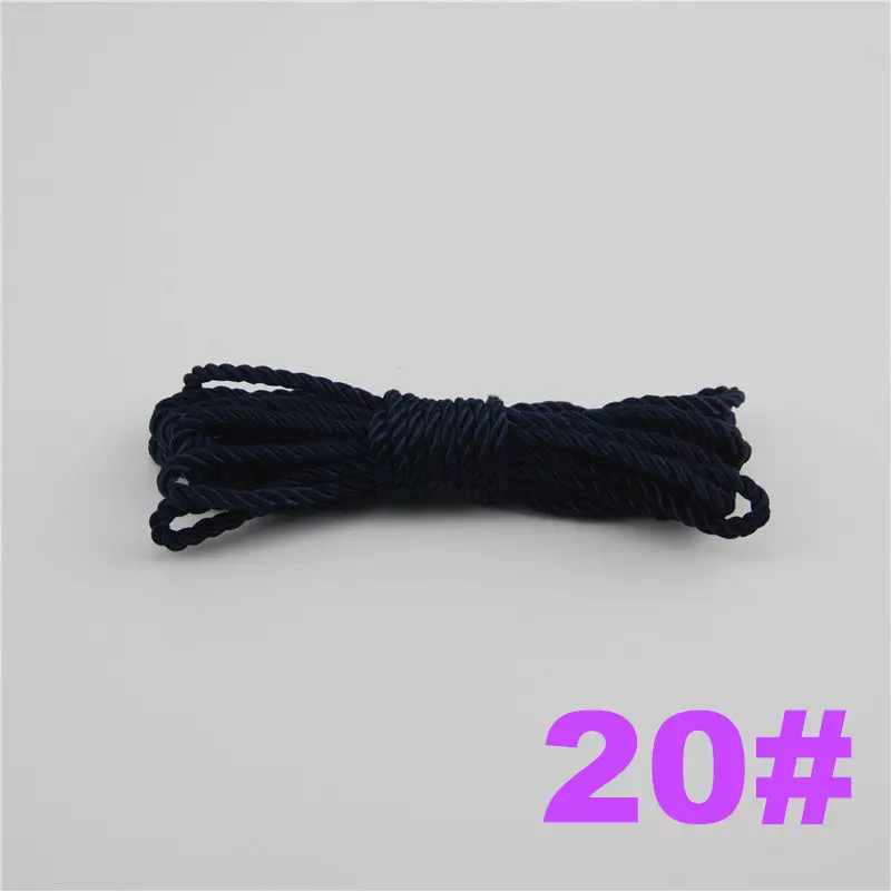 20 FASMILEY DIY Cord Jewelry findings 3 мм плетеный Канат мульти сплошной Цвет витая нить DIY аксессуары строка товарами на расстоянии до 20 м DS217 - Цвет: 20