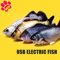 wofuwofu cat toy cats toys interactive hots fish usb electric charging simulation dancing jumping moving floppy fish cat toy for