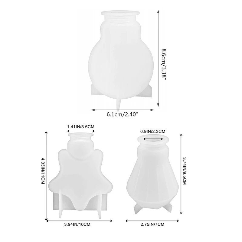 

Light Bulb Epoxy Resin Mold LED Bulb Silicone Mould DIY Crafts Home Decorations Casting Tools