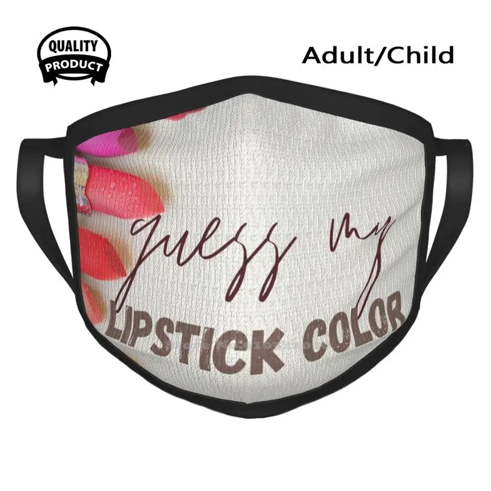 Цветная маска для лица My Lipcolor модная забавная Kiss хлопковая дышащая мягкая рта