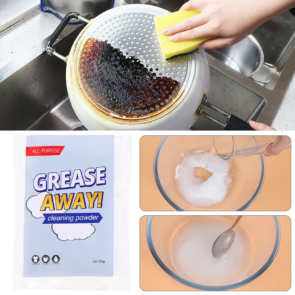 1PC All-purpose Cleaning Powder Multi-purpose Remover Stains Grease Away Cleaner for Pots Pans Household Tool | Дом и сад