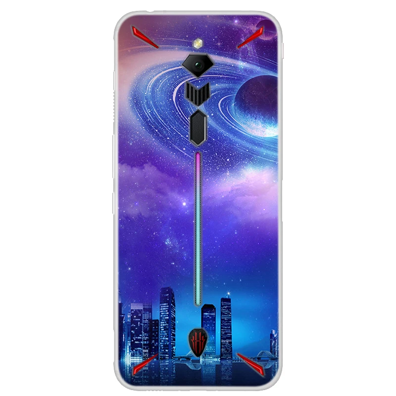Тонкий силиконовый чехол для zte Nubia Red Magic 3 6 65 ''NX629 Funda мягкий с принтом