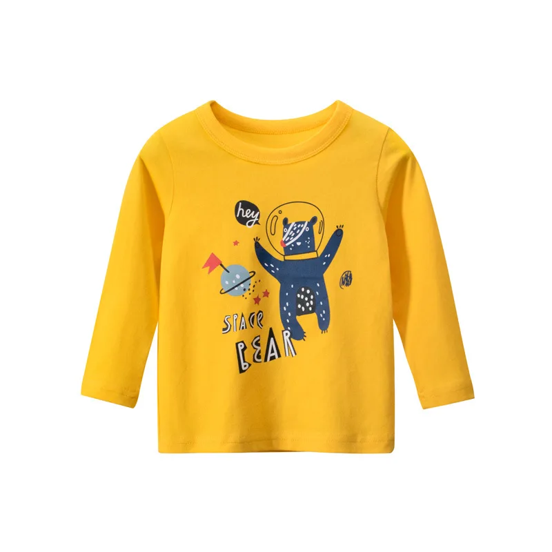

Baby Boys Shirts 2020 New Boys Autumn Tops T shirts Kids Cartoon Tee Children t shirts for Boys Long Sleeve Boys Cotton Shirts