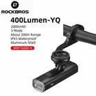 ROCKBROS велосипед передний светильник подъемный головной светильник s многофункциональный держатель 400800 люмен светильник USB порт для зарядки через светодиодный передний свет светильник