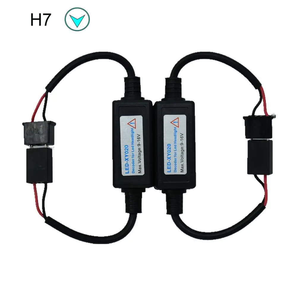 ECAHAYAKU LED декодер фары H1 H4 H7 H11 H13 9004 9005 CAN BUS EMC предупреждающий компенсатор