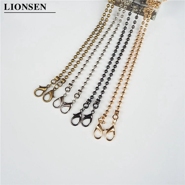 Ремешок Lionsen 120 см/60 см с металлической застежкой цепочка для сумочки ручка через