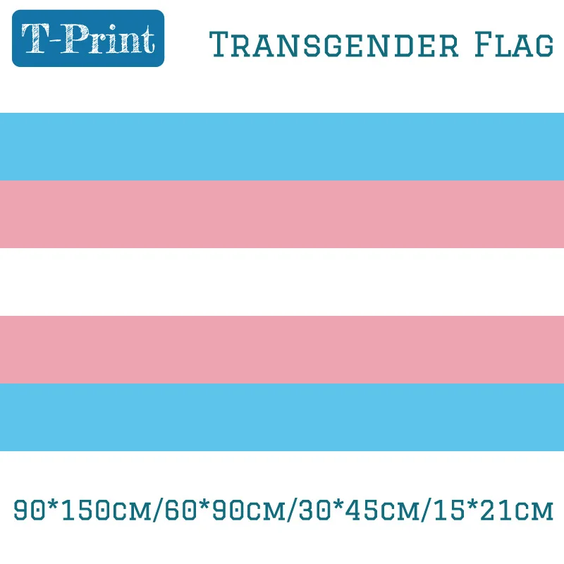 Трансgender Флаг Гордости 3x5FT латунные люверсы 30*45 см флаг автомобиля 90*150 см/60*90