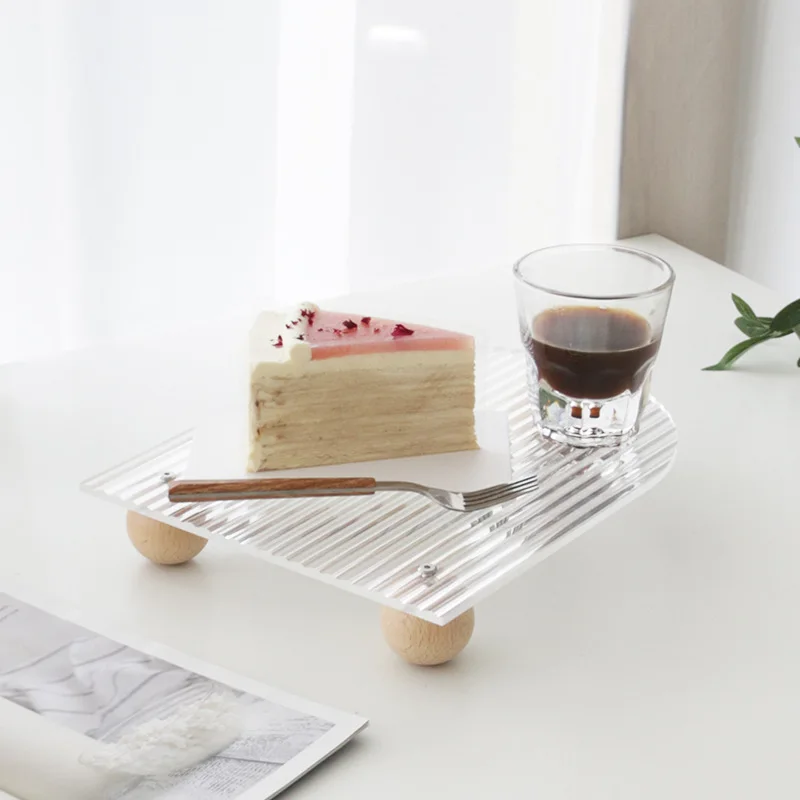 Акриловый гофрированный поднос для ароматерапии духов помады косметическое