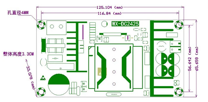 AC 110-245V to DC 36V 7A 250W импульсный источник питания | Компьютеры и офис