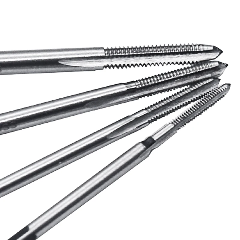 

10 Pcs M1-M3.5 Straight Fluted Screw Tap Set for assemble Furniture, Machinery Manufacturing, Stainless Steel