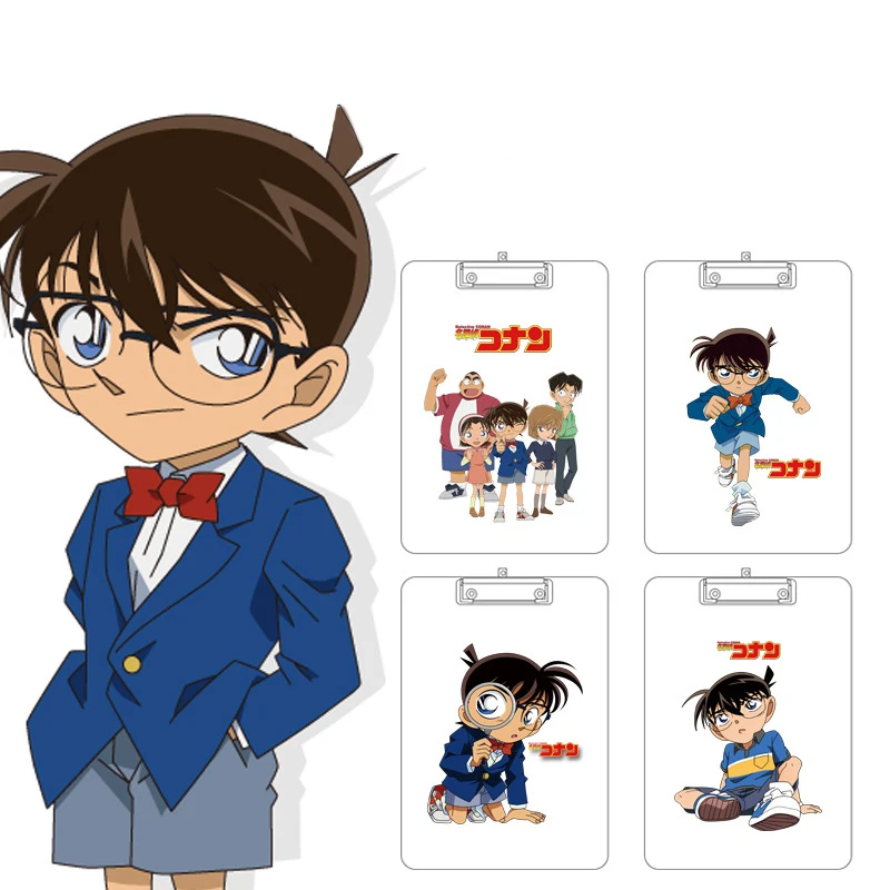 

Прозрачный блокнот, симпатичный блокнот для записей аниме Conan Edogawa с крючком, папка для записей A4, фотопапка, школьные принадлежности