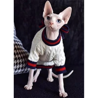 cat sweater new noble fashion style autumn winter sphynx cat clothes hairless cat clothes casual cotton jacket