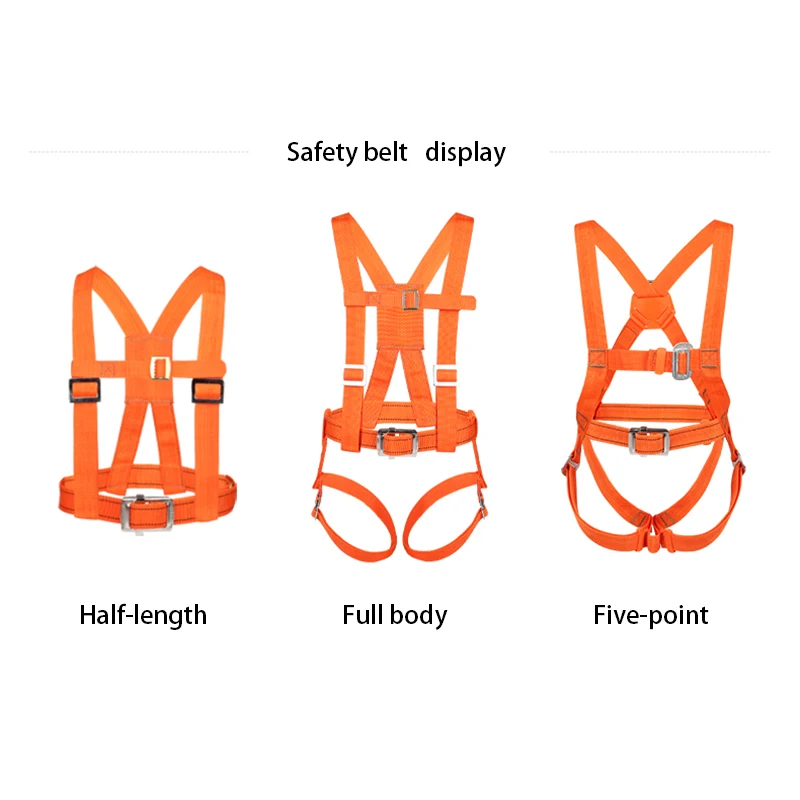high altitude safety belt outdoor fall protection rope suit construction site electrician safety belt five point wear resistant free global shipping