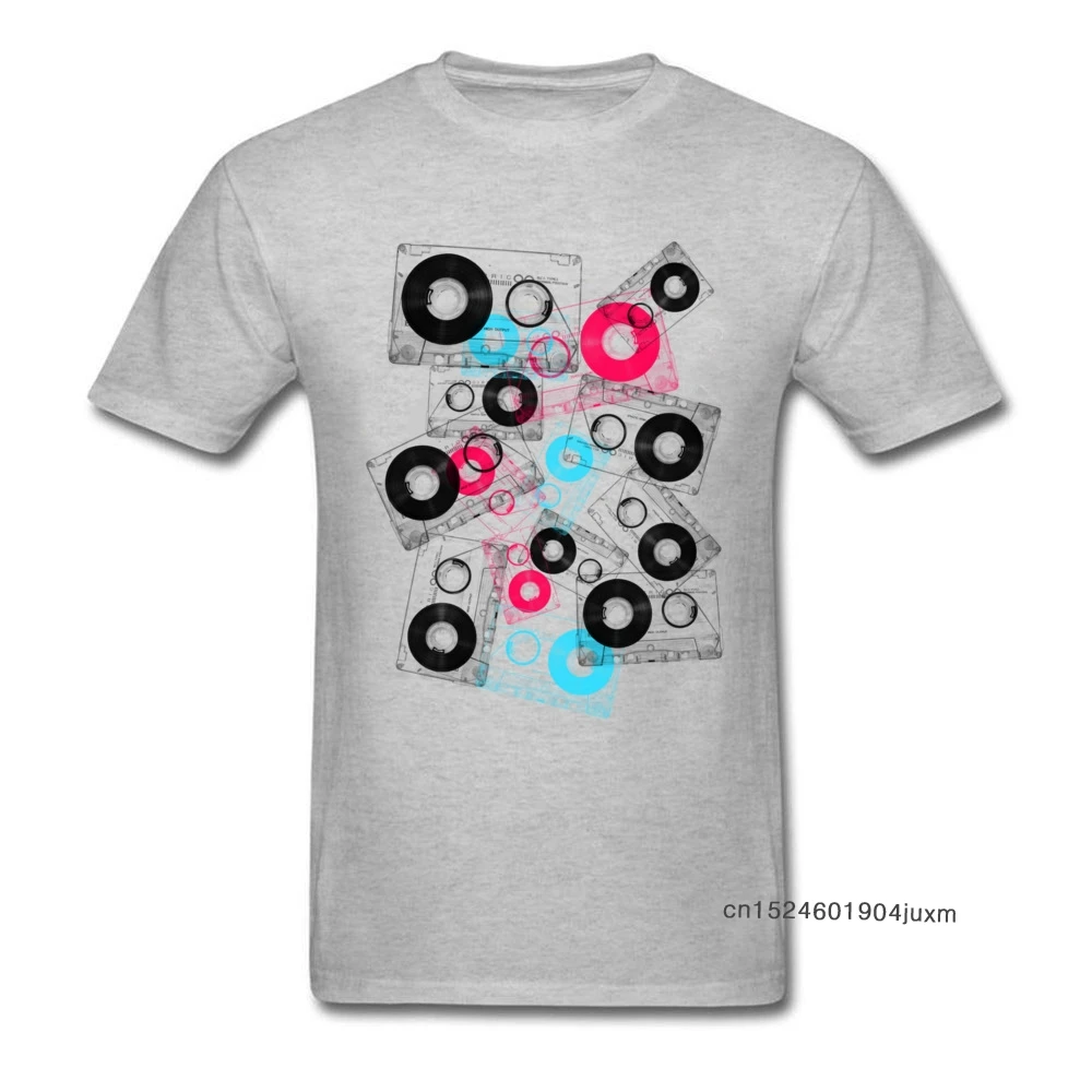 Классическая мужская серая футболка смешанные европейские футболки из 100% хлопка