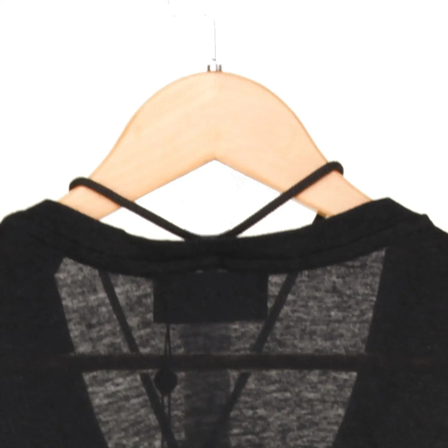 

Pendant Accessories V-neck Women's T Shirt Cotton Linen Ladies Tee Top Black White Female Simple Clothes