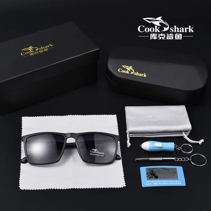 Солнцезащитные очки Cook Shark Мужские для вождения поляризованные солнцезащитные