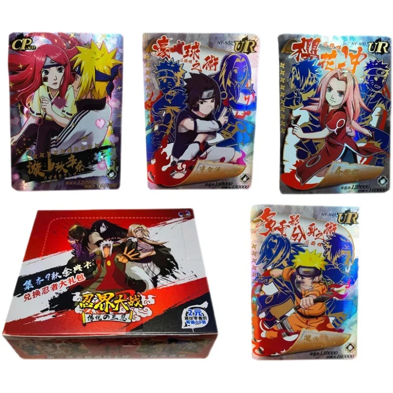 Naipes-Cartas de papel de cartas para ni&ntilde;os, juegos de cartas, perif&eacute;rico de anim&eacute;, colecci&oacute;n de personajes, regalo para chico-4