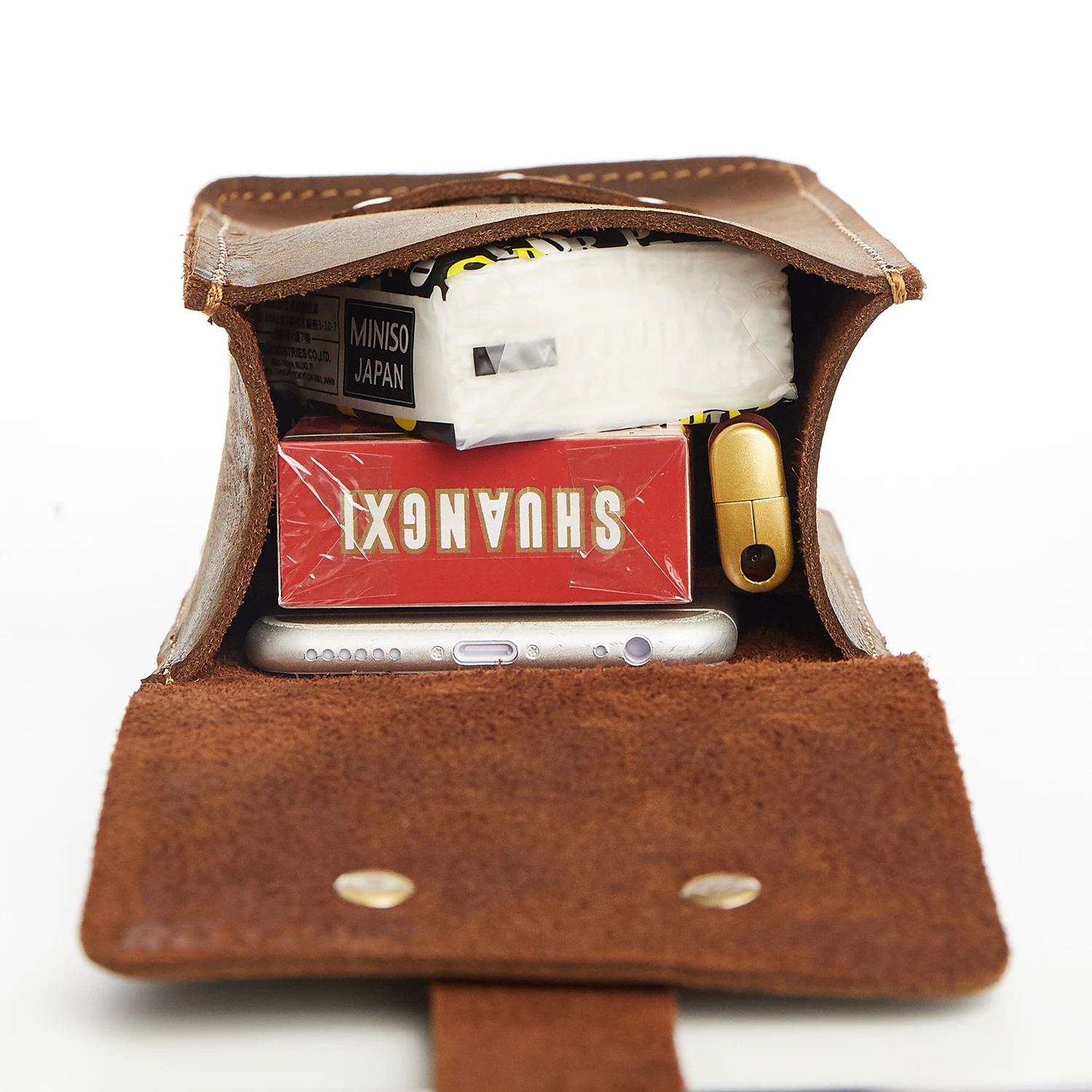 Сумка на пояс из натуральной кожи для мужчин 6337|travel waist pack|travel waistleather packs |