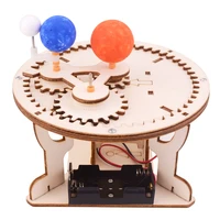 small production diy electric sun earth and moon model pupils scientific manual experiment equipment toys