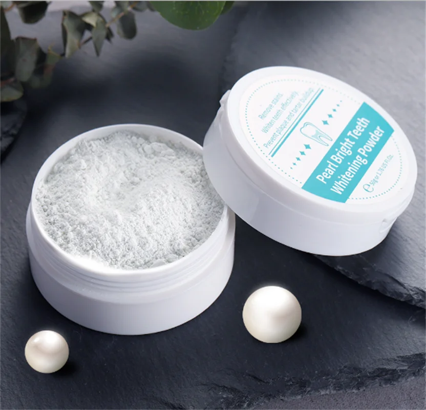 

50 г натуральный жемчужное отбеливание зубной порошок белый мятный удаление от зубных пятен гигиена полости рта Антибактериальный свежий запах