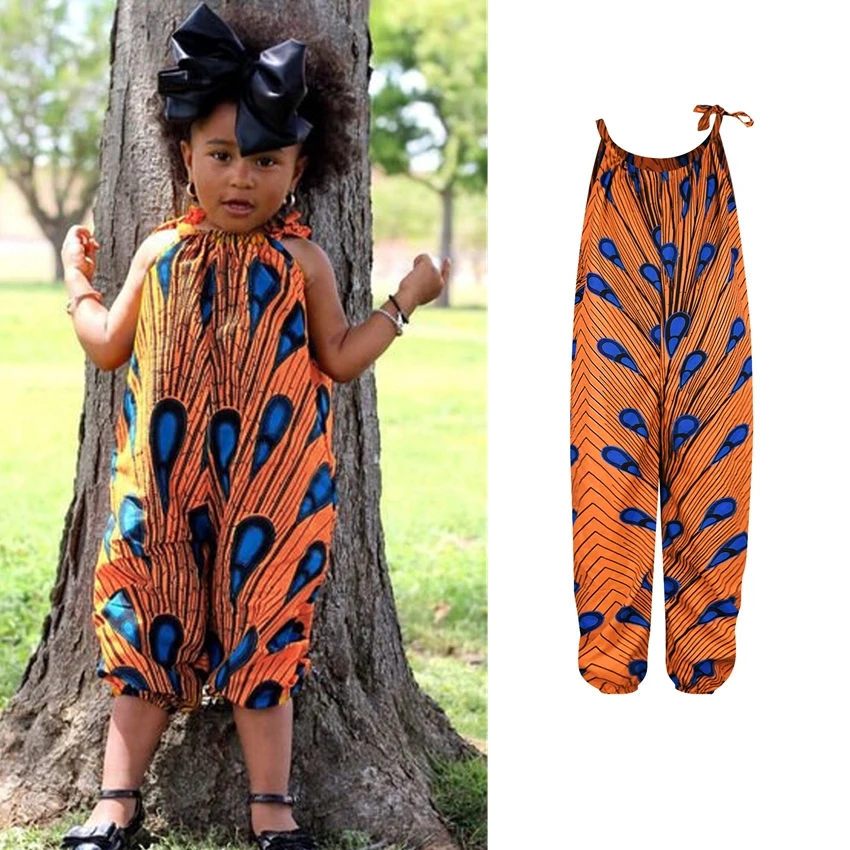 Детская одежда в африканском стиле Детский комбинезон Танцевальный комплект с