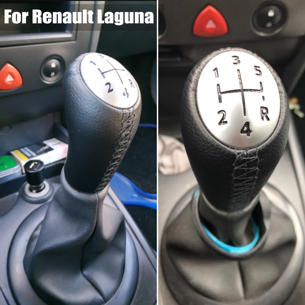 Кожаный Рычаг переключения передач для Renault Laguna Megane 2 Clio 3 2003-2009 Kangoo 2009
