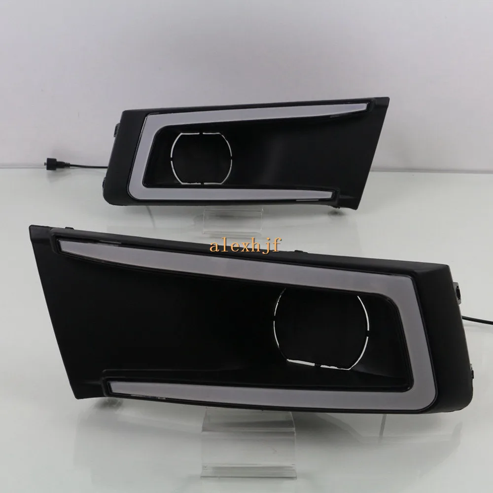 July King LED Guide Light Daytime Running Case for Suzuki Vitara Brezza 2015-2019 DRL With Yellow Turn Signals | Автомобили и