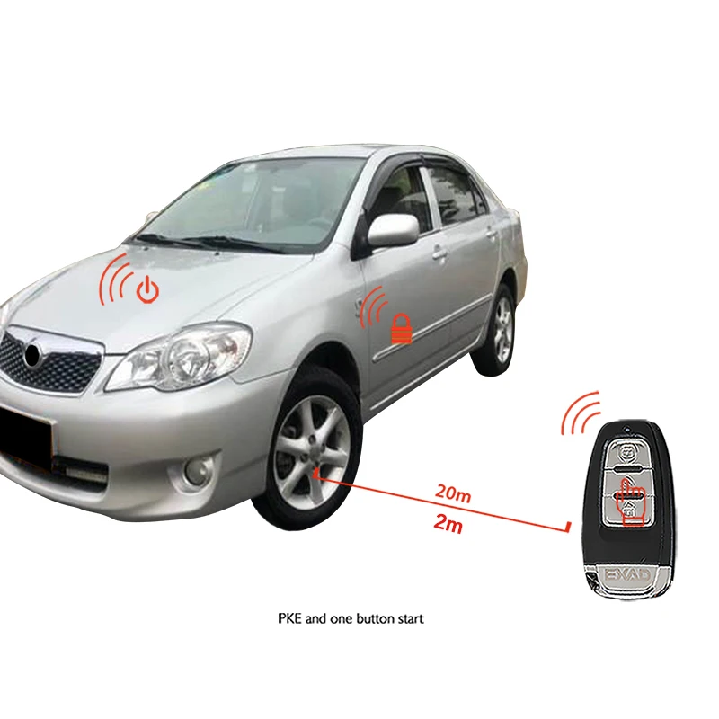 Автомобильная кнопка запуска с одной кнопкой для Audi пульт дистанционного