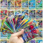 203060 шт. TAKARATOMY Pokemon Card VMAX MEGA GX EX английская игра битва сверкающая карта бустер коробка коллекция детская игрушка подарок