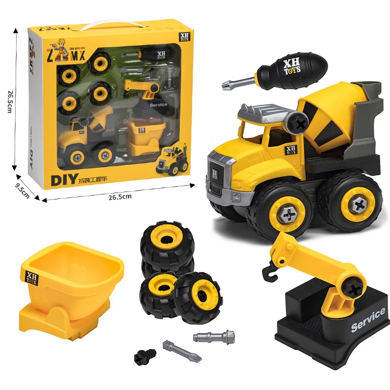 Съемный инженерный автомобиль набор автомобиля Стайлинг игрушки DIY Модель