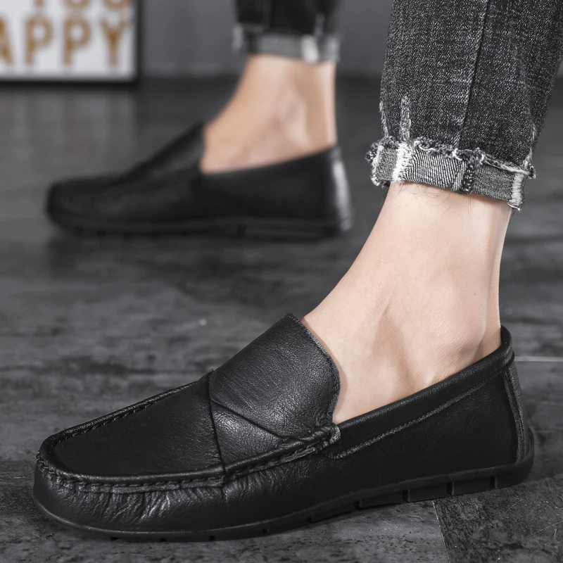

Men Leisure Shoes Casual Shoes Men Leather Man Fashion Sneakers Comfortable Breathable Zapatos Informales De Hombre