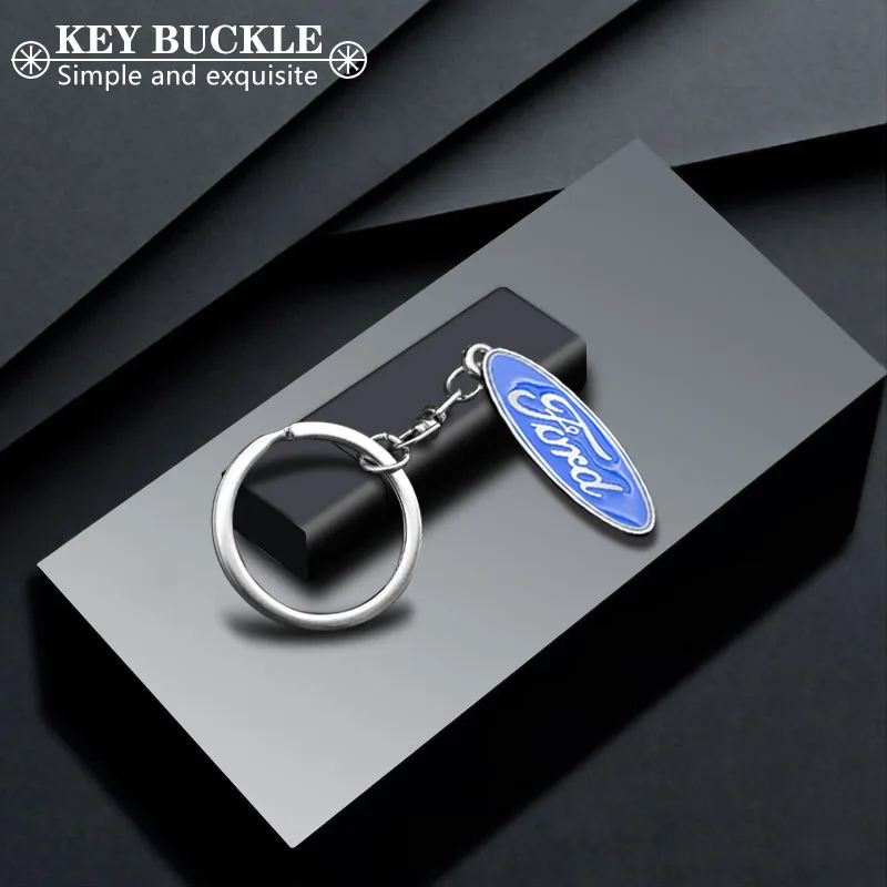 

Metal car keychain Auto logo keychain Car decoration accessories For Ford Focus Mondeo Kuga Fiesta MK7 Escort Explorer Edge MK2