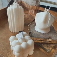 newest aromatherapy gypsum sculpture art object candle mould silicone aesthetic ceramic face candle mold