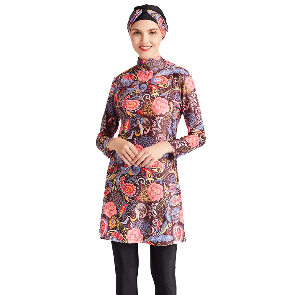 3 шт. мусульманские купальники с длинным рукавом |