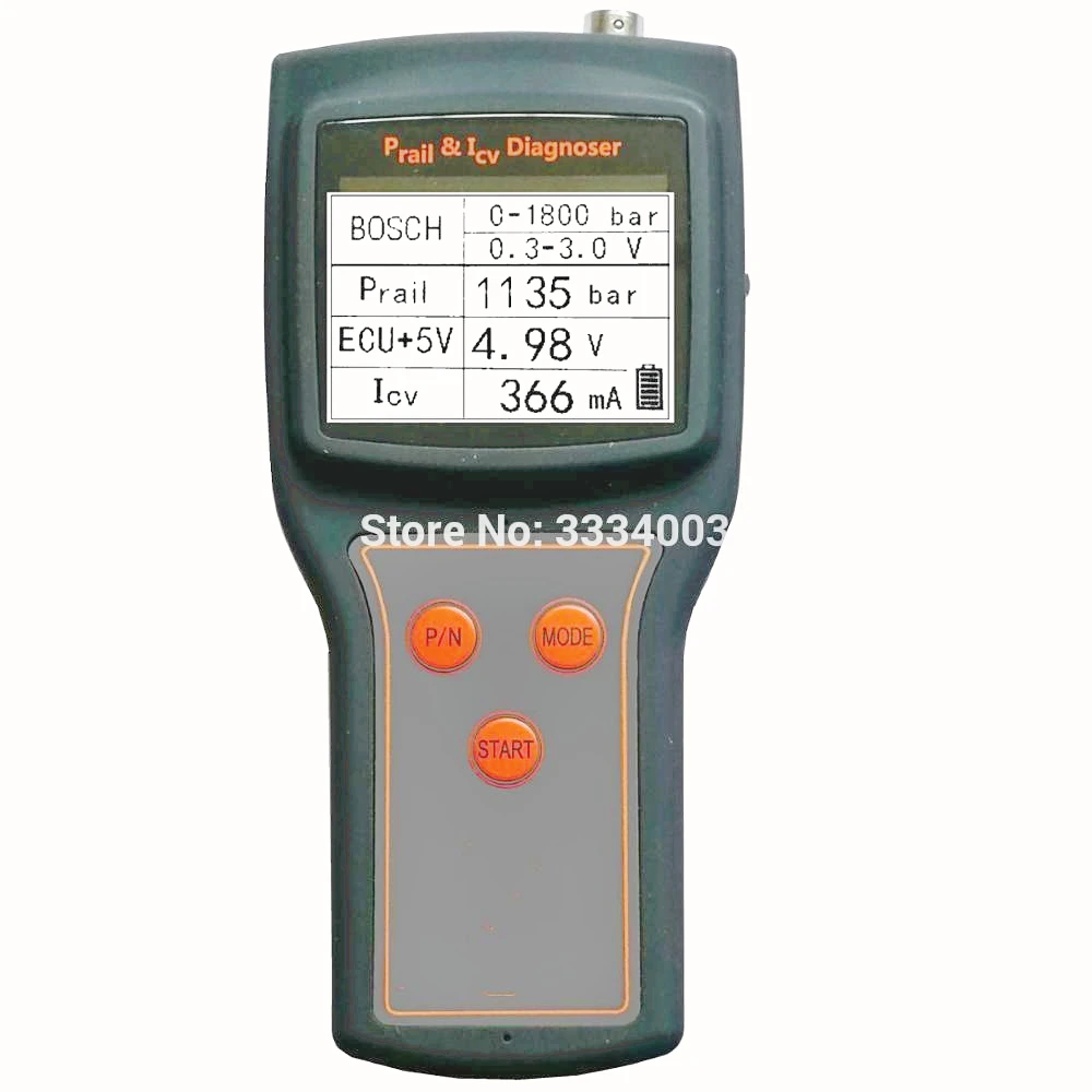 Диагностический прибор для измерения давления и регулирующего клапана с Common Rail