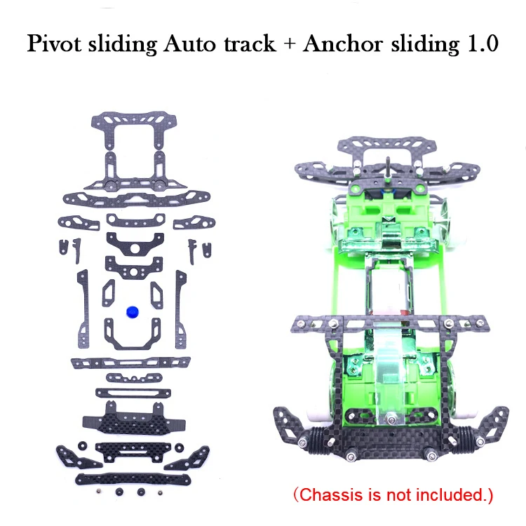 Комплект внутренней Подвески MS/MSL поворотный раздвижной автомобильный трек из