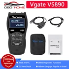 Vgate VS890 полный OBD2 сканер Maxiscan Vgate VS890S считыватель кодов неисправностей автоматический диагностический сканер универсальный PK ICAR ELM327