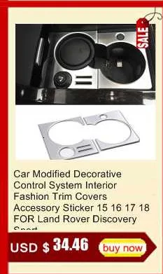 Car Automobile Decorative Wing Mirror Rear Bumper Trunk Exterior Fashion Modification Mouldings Accessory 18 19 FOR Peugeot 301