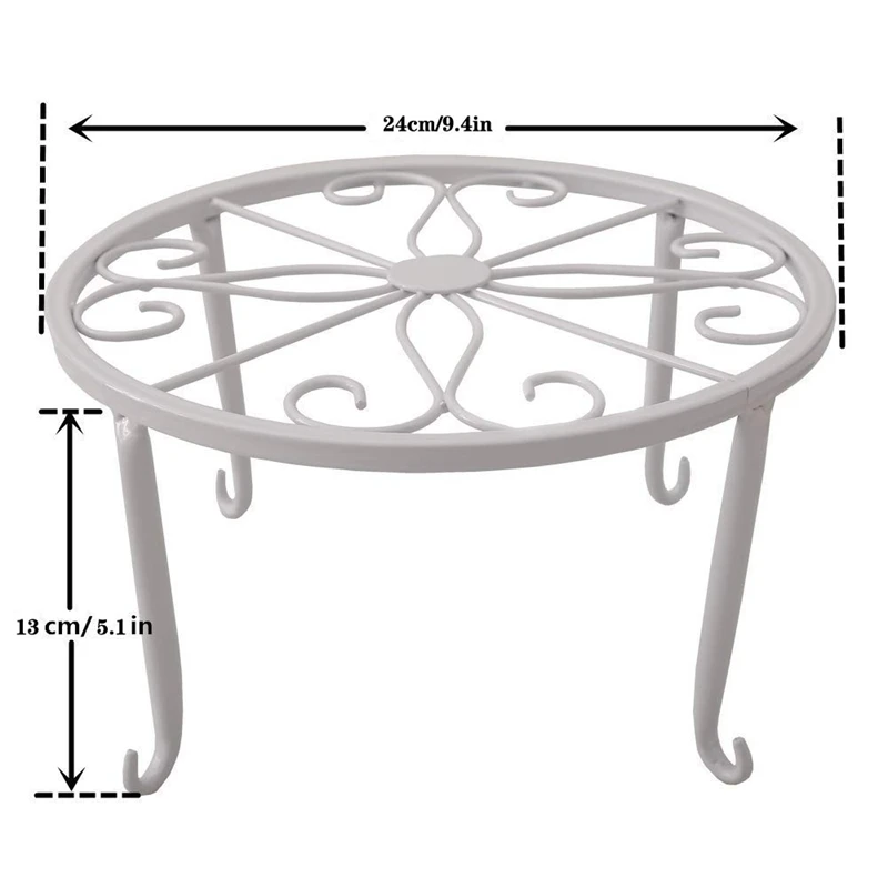Металлическая подставка для растений напольная цветочных горшков железные