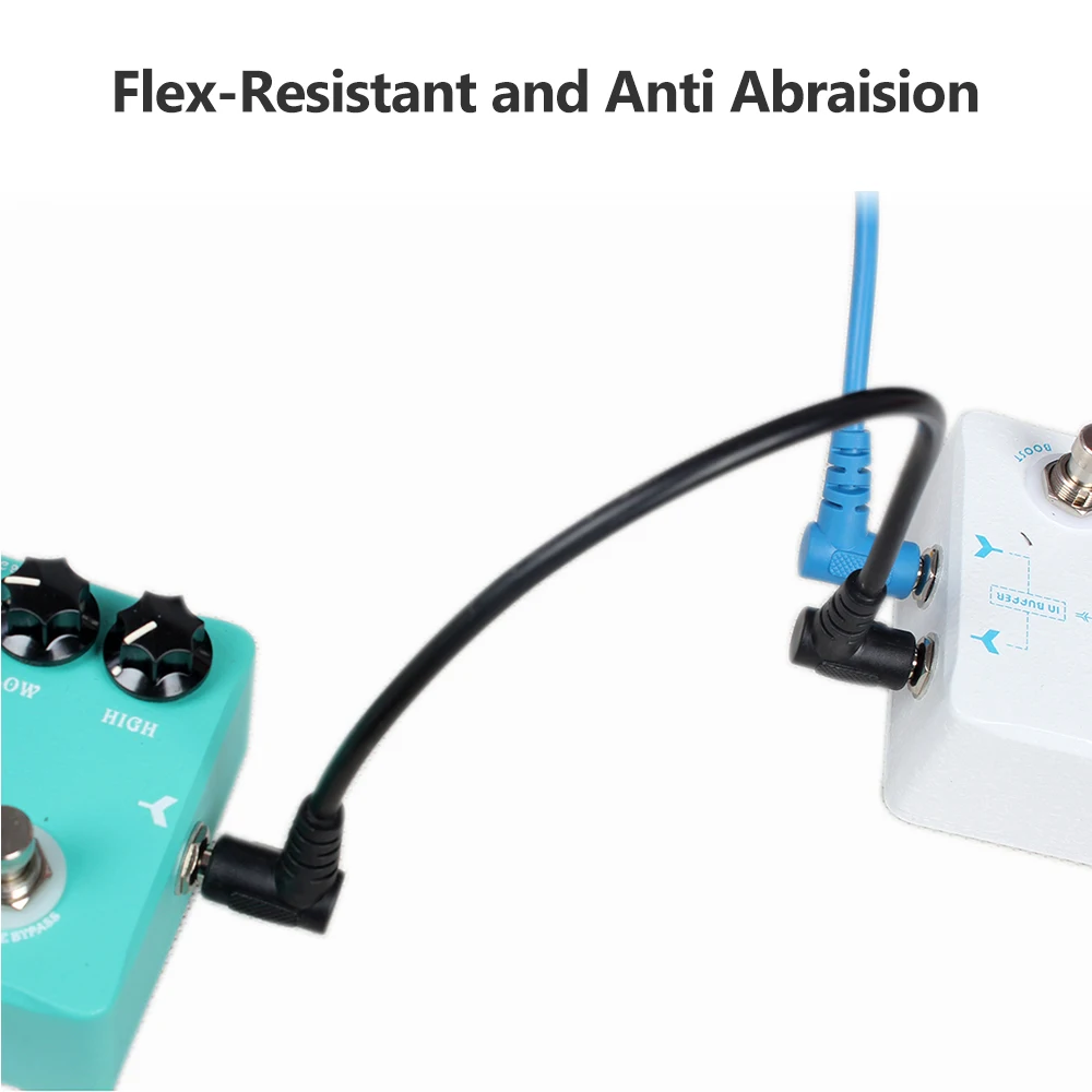 Красочные гитара эффект кабели для педалей инструмент аудио приводит патч корд 21